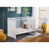 Pat bebelus, cu Saltea, TYMEK 26 WW BT+M Genarom AM Alb Mat